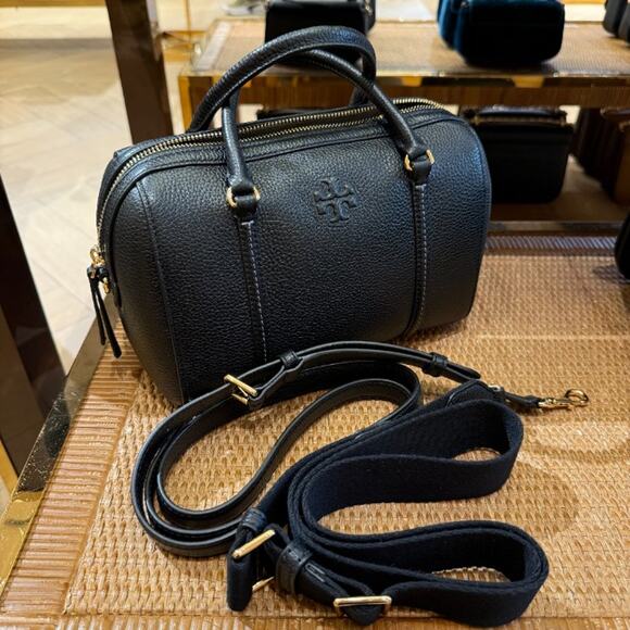New Tory Burch Thea Satchel 163516 IN Black